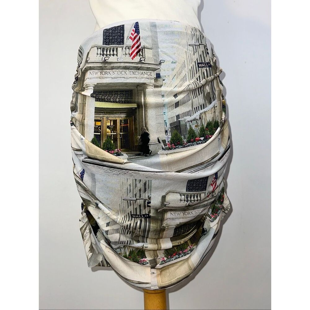 Woodrose Deli Sz M Corner of the City Mini Skirt Free People